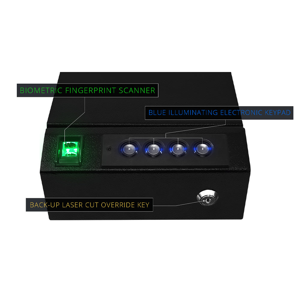 Stealth SwiftVault 2.0 Auto-Open Biometric Pistol Safe - Dean Safe 