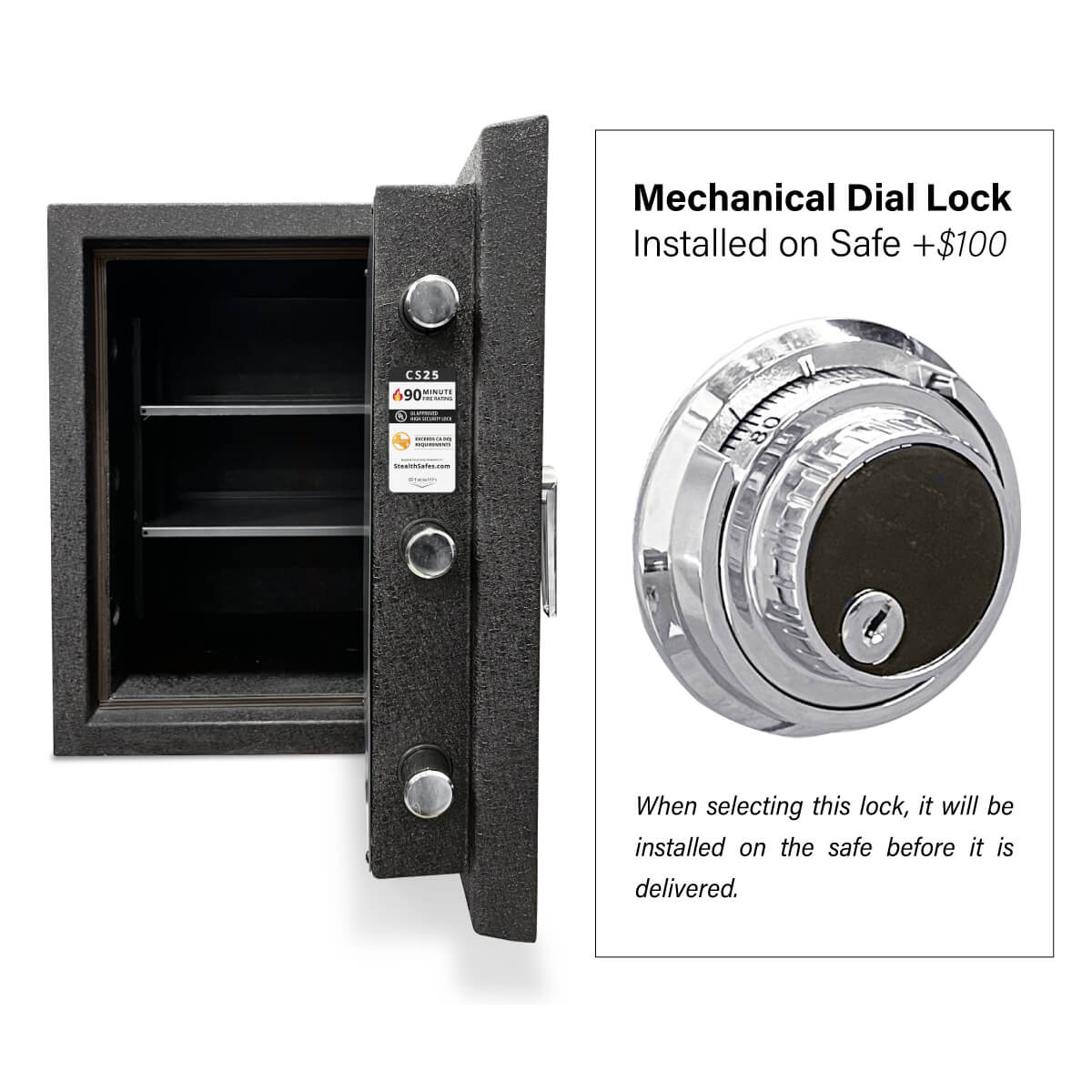 Concrete Composite Burglary Safe CS25