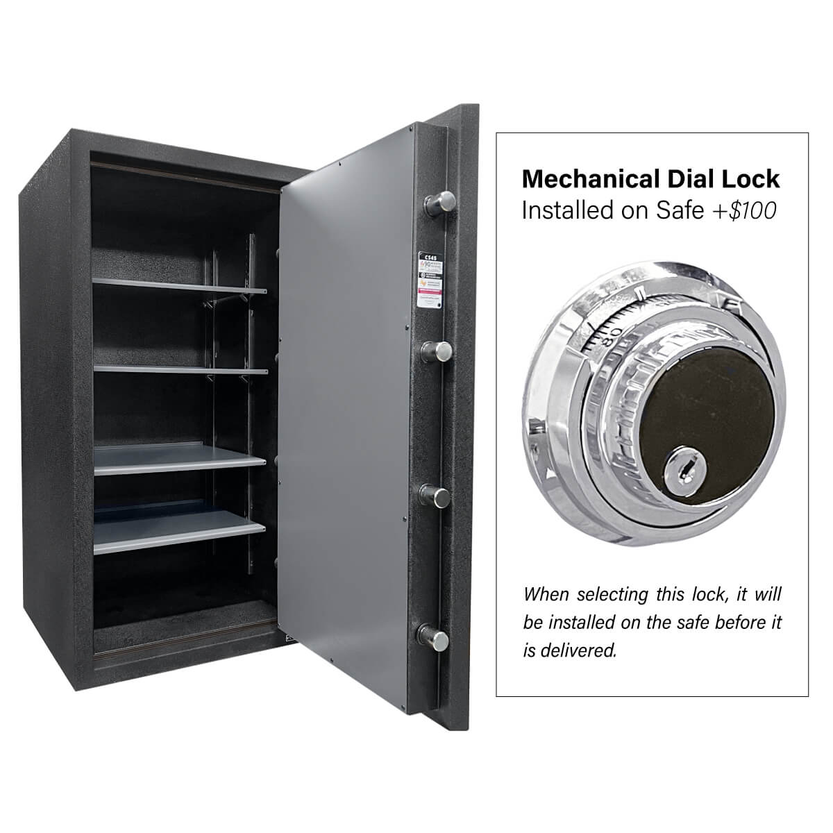 Concrete Composite Burglary Safe CS45