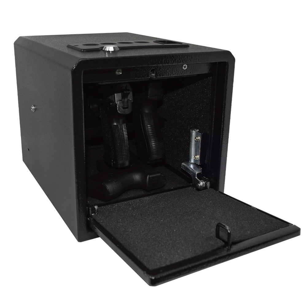 Stealth Biometric Handgun Hanger Safe Quick Access Bio Pistol Security Box - Dean Safe 