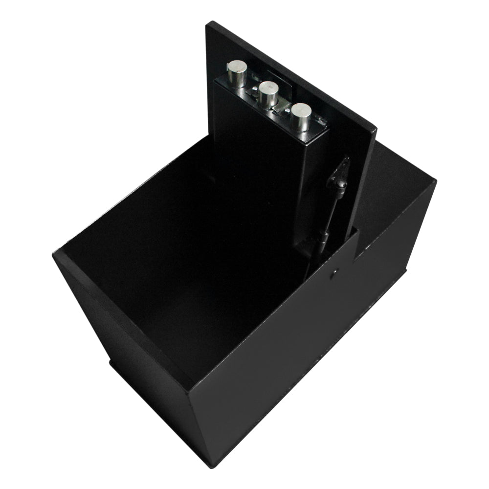 PRETYZOOM Heavy-Duty Metal Folding Handle For Safe L Handle Replacement For Depository Safes Square Shaft Lock Accessory For Cabinets And Storage Boxes