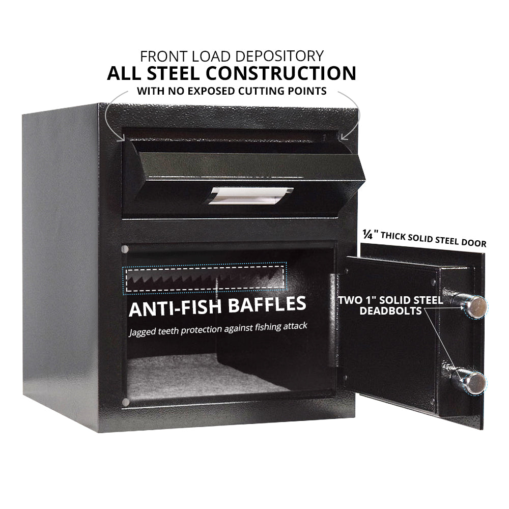 Stealth DS1614 Drop Safe Mini Depository Vault - Dean Safe 
