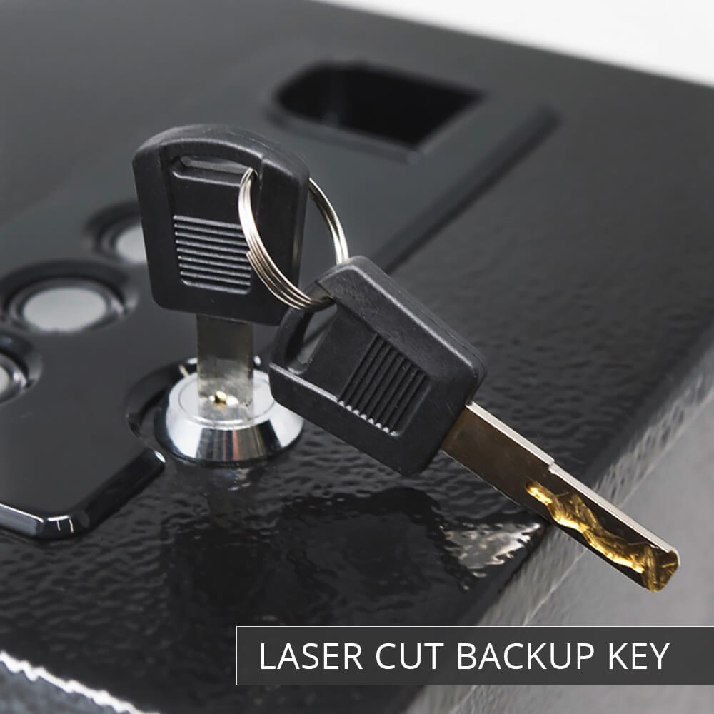 Stealth Biometric Handgun Hanger Safe Quick Access Bio Pistol Security Box - Dean Safe 