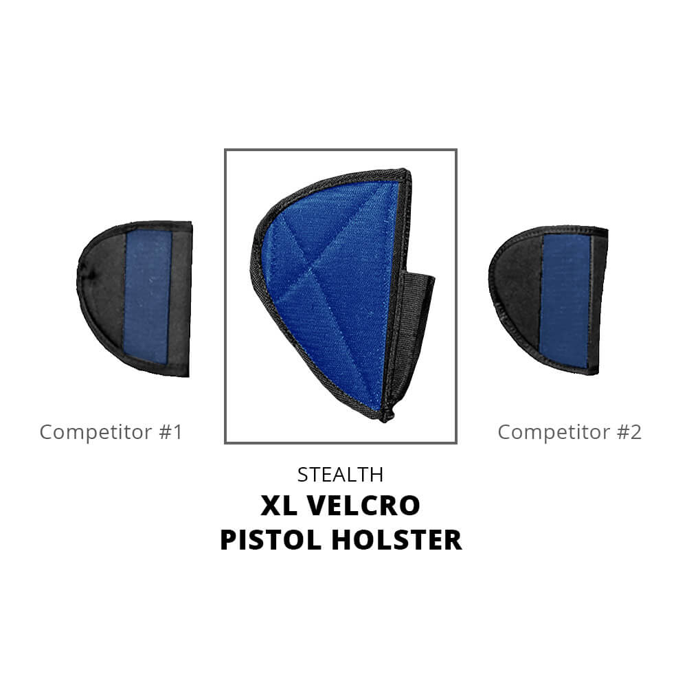 Stealth XL Velcro Pistol Holster with Spandex Magazine Attachment - Dean Safe 